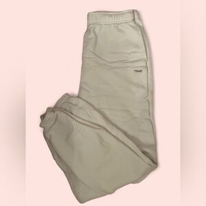 TNA White Mega Sweatfleece Sweatpants